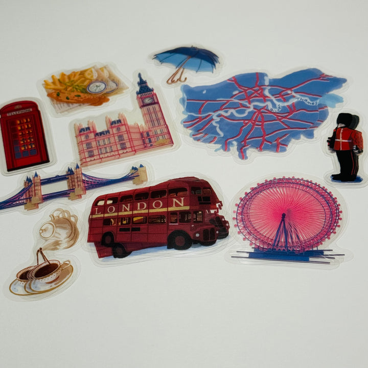 LONDON GUIDE BGM Sticker Pack ~ 30 Stickers