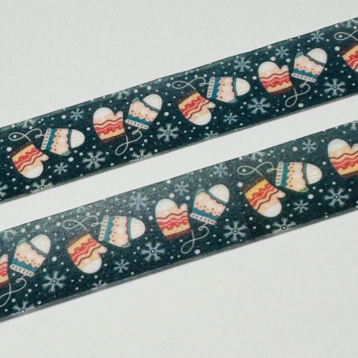 KNIT ARCTIC MITTENS WINTER Washi Tape ~ 1 Roll ~ 15mm x 10m (33 Feet)