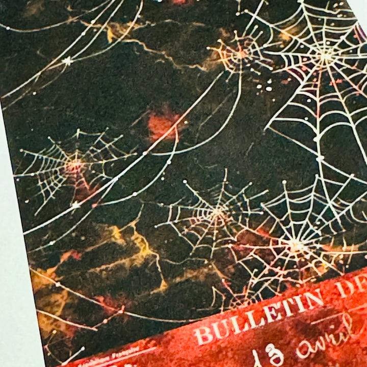 BLOOD SPLATTERS & SPIDERWEBS Creepy Halloween XL Washi Tape ~ 1 Roll ~ 80mm x 2m (7 Feet)
