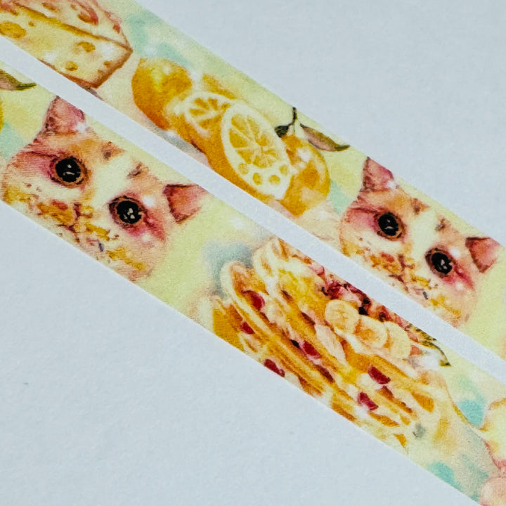 CATS GUILTY PLEASURES Japanese Kitten Washi Tape ~ 1 Roll ~ 15mm x 5m (16 Feet)