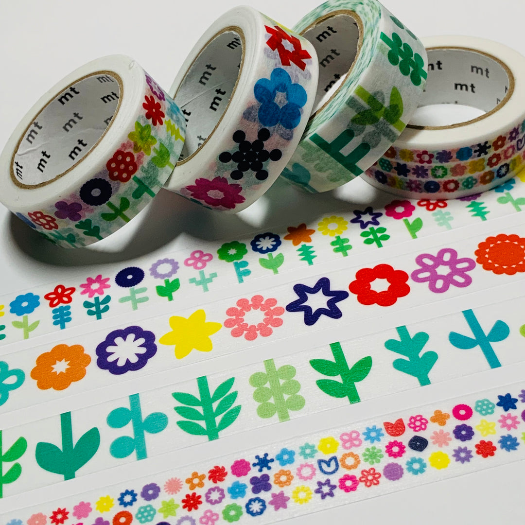 KAPITZA 100th ANNIVERSARY LTD Edition Box Artist Set MT Washi Tape - 4 Rolls - Each Roll 15mm x 7m (23 Feet)