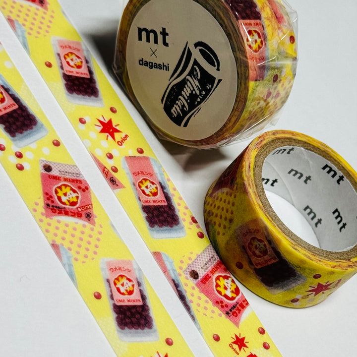 CINNAMON MINTS DAGASHI - Penny Candy - MT Washi Tape - 1 Roll - 15mm x 3m (10 Feet)