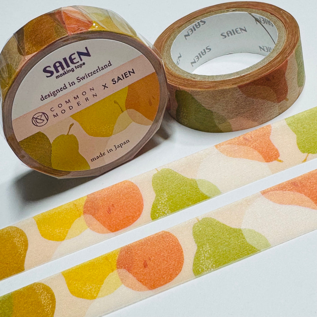 IT'S PEAR SEASON Autumn Saien Masking Washi Tape ~ 1 Roll ~ 15mm x 7m (23 Feet) (Copy)