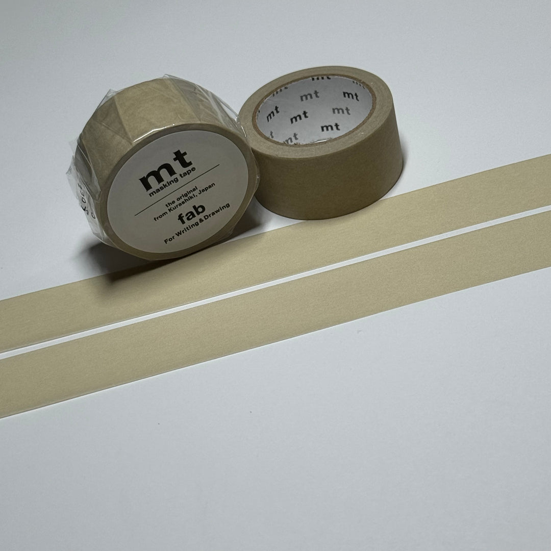 MATTE VINTAGE TAUPE WRITABLE MT Washi Tape ~ 1 Roll ~ 20mm x 7m (23 Feet)