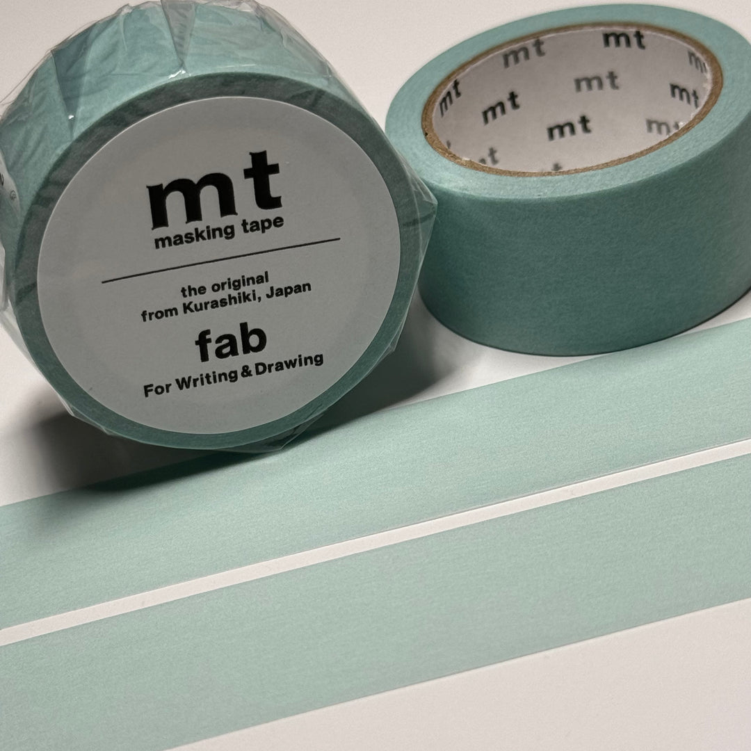 MATTE PASTEL GREEN WRITABLE MT Washi Tape ~ 1 Roll ~ 20mm x 7m (23 Feet)