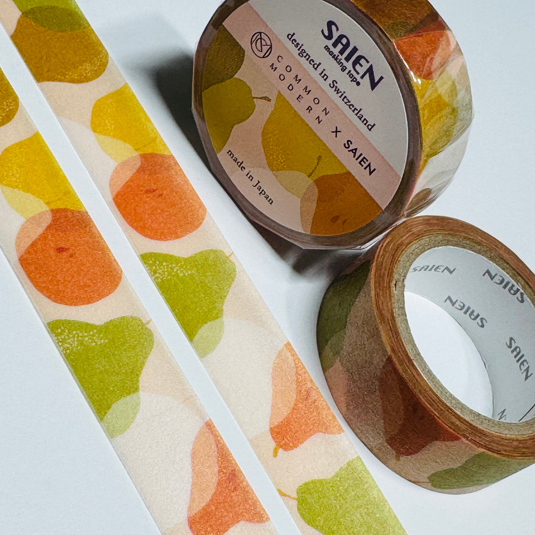 IT'S PEAR SEASON Autumn Saien Masking Washi Tape ~ 1 Roll ~ 15mm x 7m (23 Feet) (Copy)