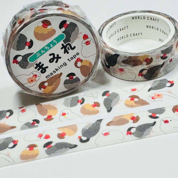 SWIMMING & DIVING PUFFINS World Craft Washi Tape ~ 1 Roll ~ 15mm x 5m (16 Feet)