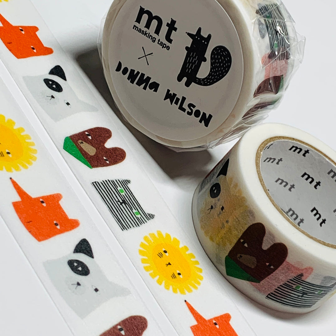 CREATIVE CREATURES by Donna Wilson For Mt Washi Tape ~ 1 Roll ~ 20mm x 7m (23 Feet)