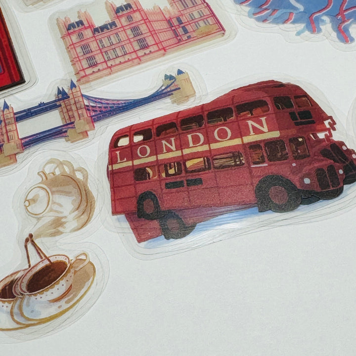 LONDON GUIDE BGM Sticker Pack ~ 30 Stickers