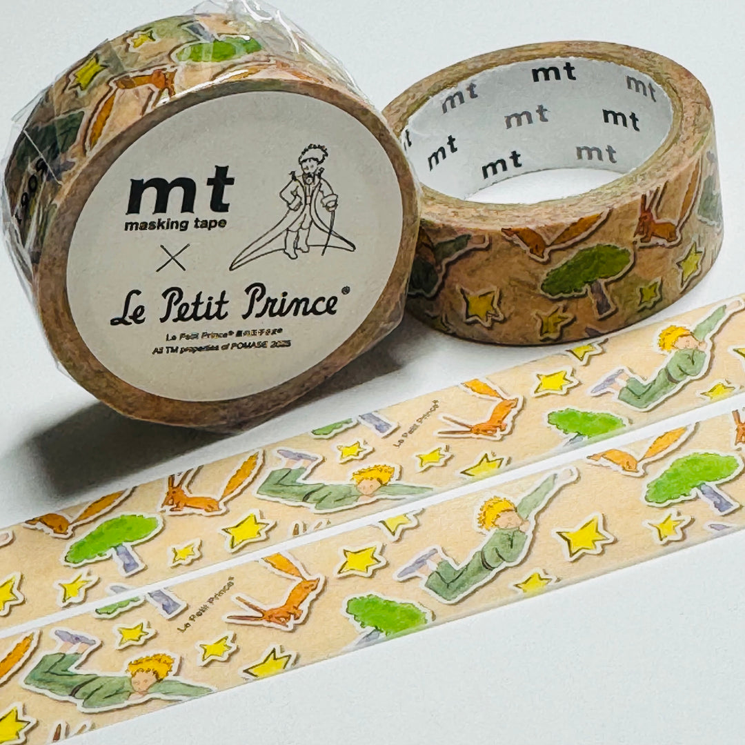 Le PETITE PRINCE Sticker Collage MT Washi Tape ~ 1 Roll ~ 15mm x 5m (16 Feet)