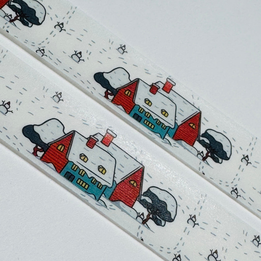 SNEAKY SNOWMAN FOLLIES At HOME Washi Tape ~ 1 Roll ~ 15mm x 10m (33 Feet)