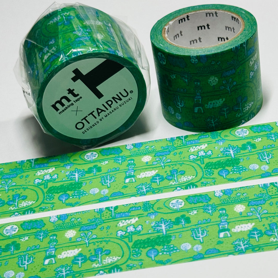 RIVER WALK TRAIL OTTAIPNU Designed By Masaru Suzuki For Mt Washi Tape - 1 Roll - 35mm x 7m (23 Feet)