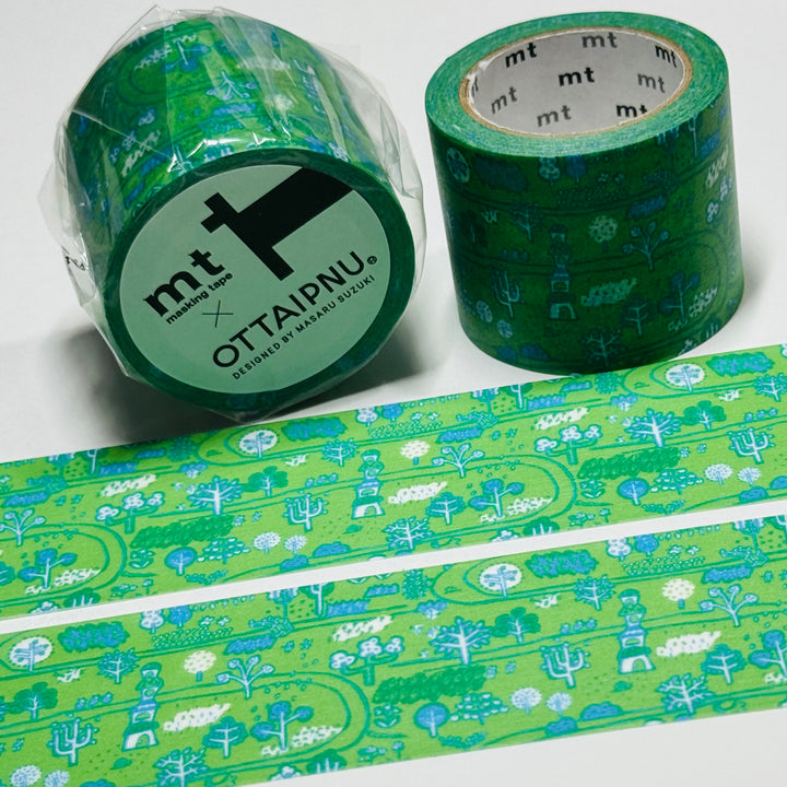 RIVER WALK TRAIL OTTAIPNU Designed By Masaru Suzuki For Mt Washi Tape - 1 Roll - 35mm x 7m (23 Feet)