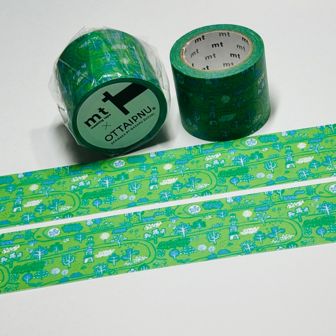 RIVER WALK TRAIL OTTAIPNU Designed By Masaru Suzuki For Mt Washi Tape - 1 Roll - 35mm x 7m (23 Feet)