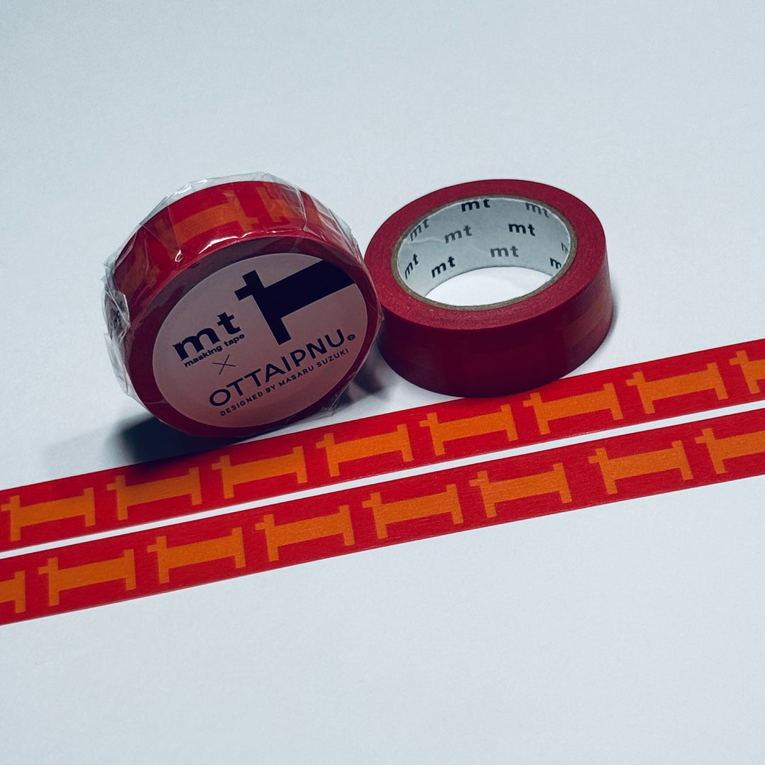 STAND AT ATTENTION DOG OTTAIPNU Foil Stamping Mt Washi Tape - 1 Roll - 15mm x 7m (23 Feet)