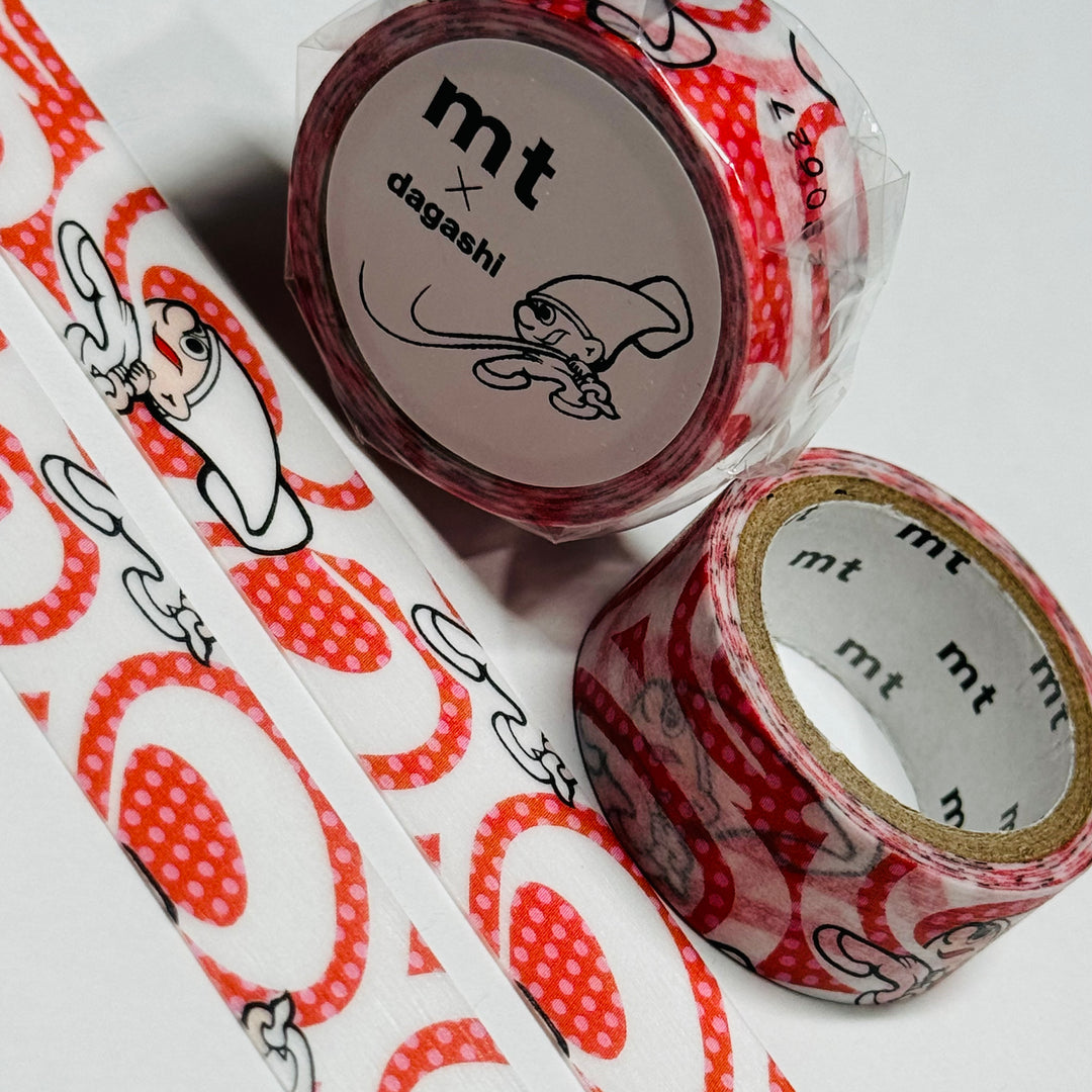 PEPPERMINT YOTCHAN DAGASHI - Penny Candy - MT Washi Tape - 1 Roll - 15mm x 3m (10 Feet)