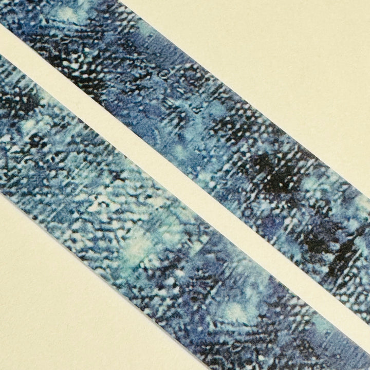 TEXTURED LOOK DENIM Blue Jeans Washi Tape - 1 Roll - 15mm x 10m (33 Feet)
