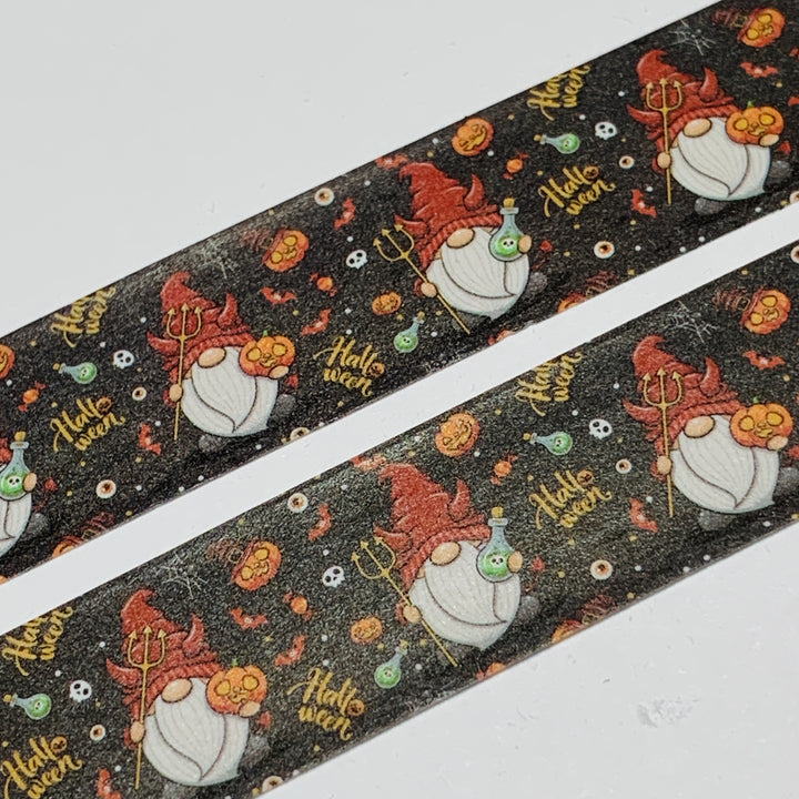 ORNERY HALLOWEEN GNOMES Washi Tape ~ 1 Roll ~ 15mm x 10m (33 Feet)