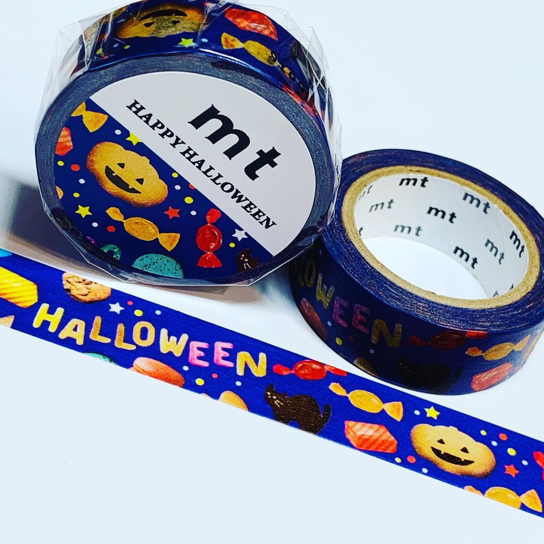 HALLOWEEN CANDY & SNACKS Mt Washi Tape ~ 1 Roll ~ 15mm x 7m (23 Feet)