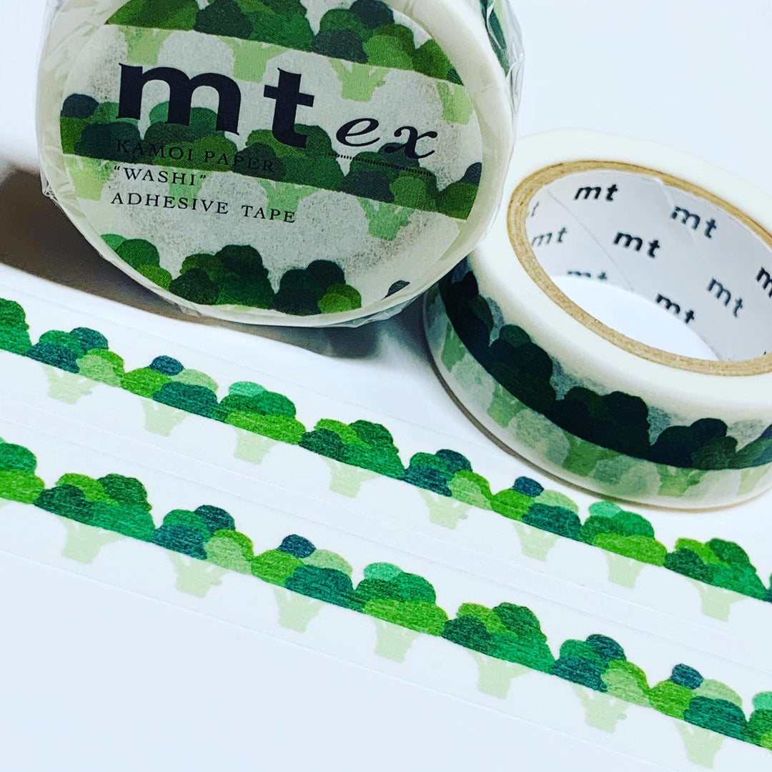 EAT YOUR BROCCOLI Mt Washi Tape - 1 Roll  - 15mm x 7m (23 Feet)