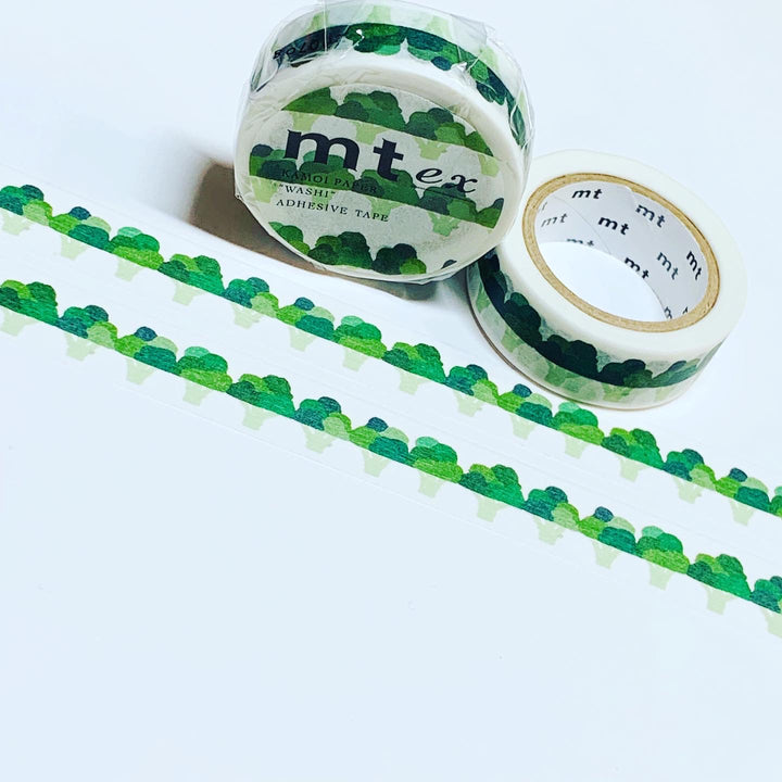 EAT YOUR BROCCOLI Mt Washi Tape - 1 Roll  - 15mm x 7m (23 Feet)