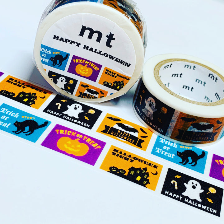 HAPPY HALLOWEEN ANTHEMS Mt Washi Tape ~ 1 Roll ~ 18mm x 7m (23 Feet)