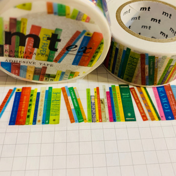 BOOK LOVERS MT Library Washi Tape - 1 Roll - 23mm x 7m (23 Feet)