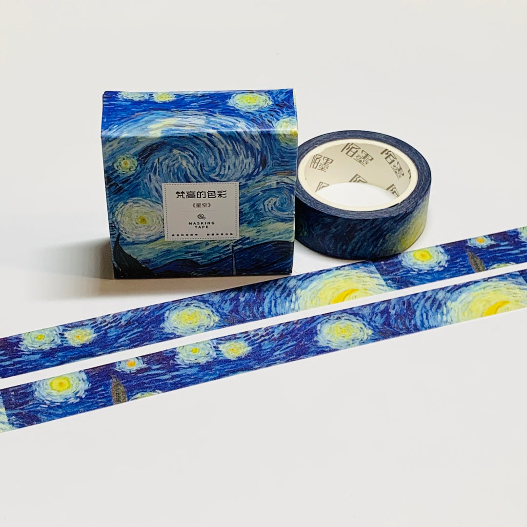 STARRY NIGHT SKY Washi Tape ~ 1 Roll ~ 15mm x 7m (23 Feet)