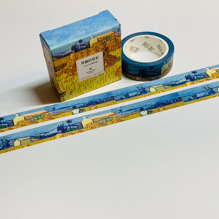 WATERCOLOR FARM REFLECTIONS Washi Tape ~ 1 Roll ~ 15mm x 7m (23 Feet)