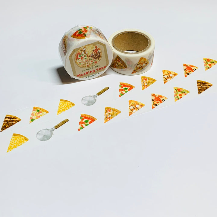 SWEET And SAVORY PIZZA Washi Tape Designed For Papier Platz ~ 1 Roll ~ 20mm x 7m (23 Feet)