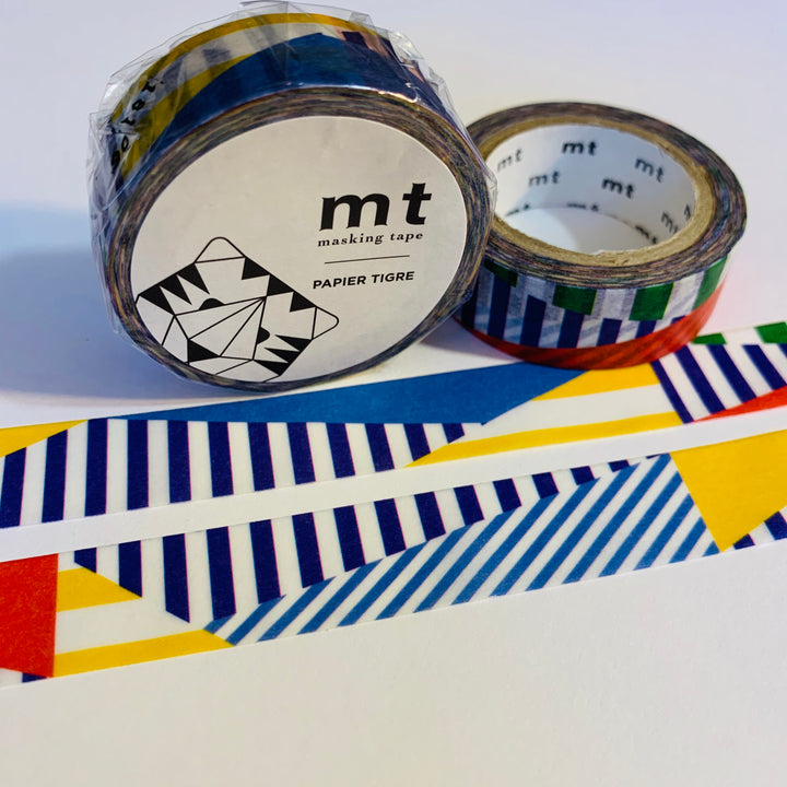 PAPIER TIGRE Le NAUTIQUE Mt Washi Tape ~ 1 Roll ~ 15mm x 7m (23 Feet)