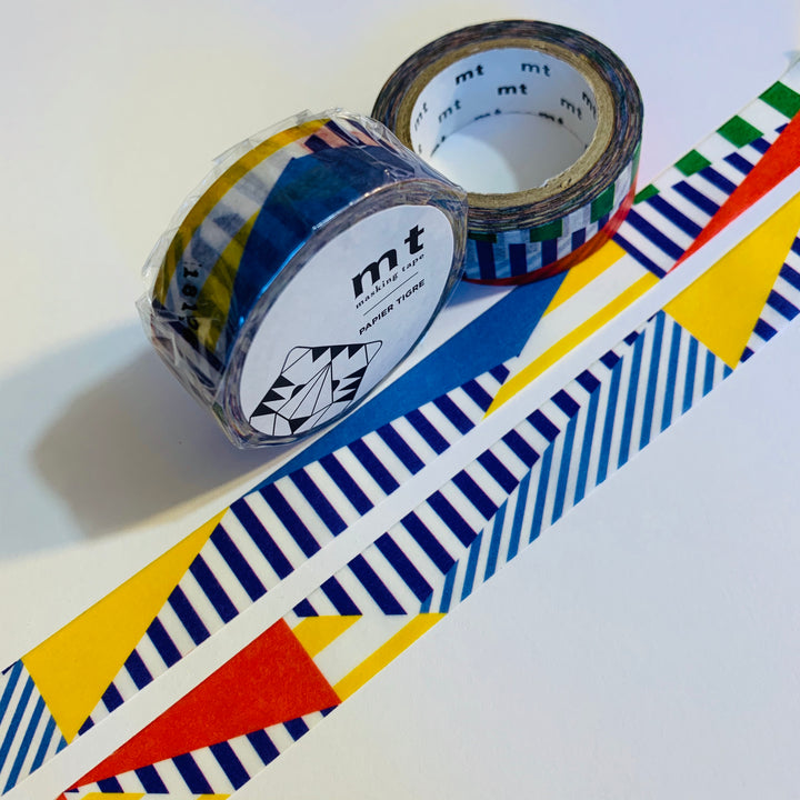 PAPIER TIGRE Le NAUTIQUE Mt Washi Tape ~ 1 Roll ~ 15mm x 7m (23 Feet)