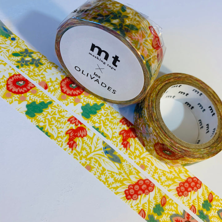 LES OLIVADES CHARBONNIER Mt Washi Tape ~ 1 Roll ~ 15mm x 7m (23 Feet)