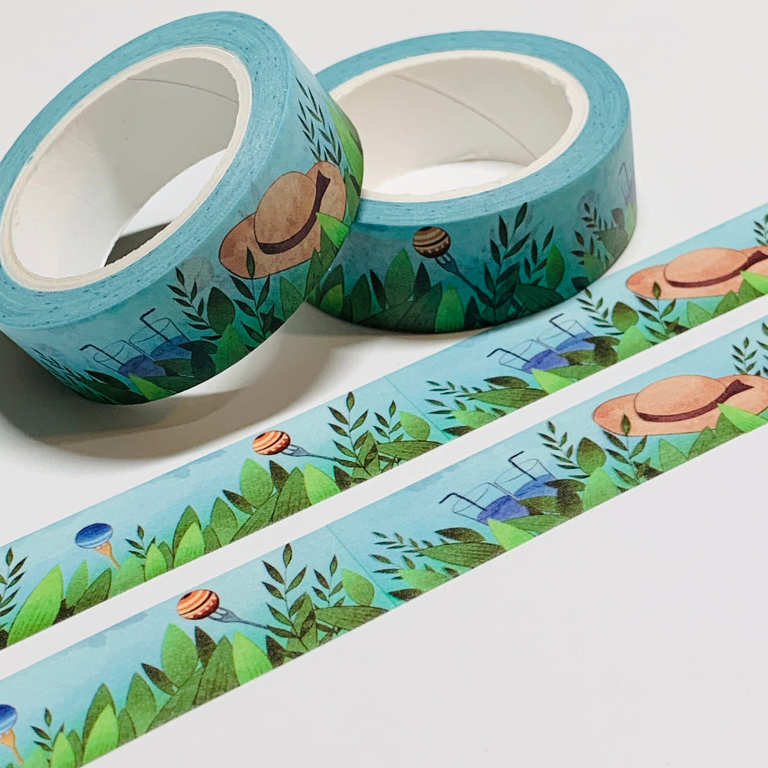 SUNNY DAY In The PARK Washi Tape ~ 1 Roll ~ 15mm x 10m (33 Feet)