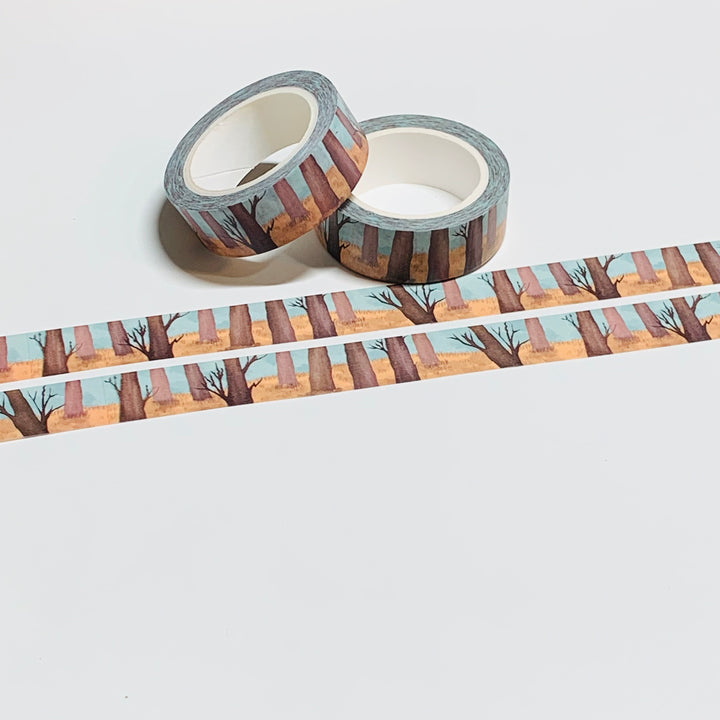 INTO The HAUNTED WOODS Washi Tape ~ 1 Roll ~ 15mm x 10m (33 Feet)