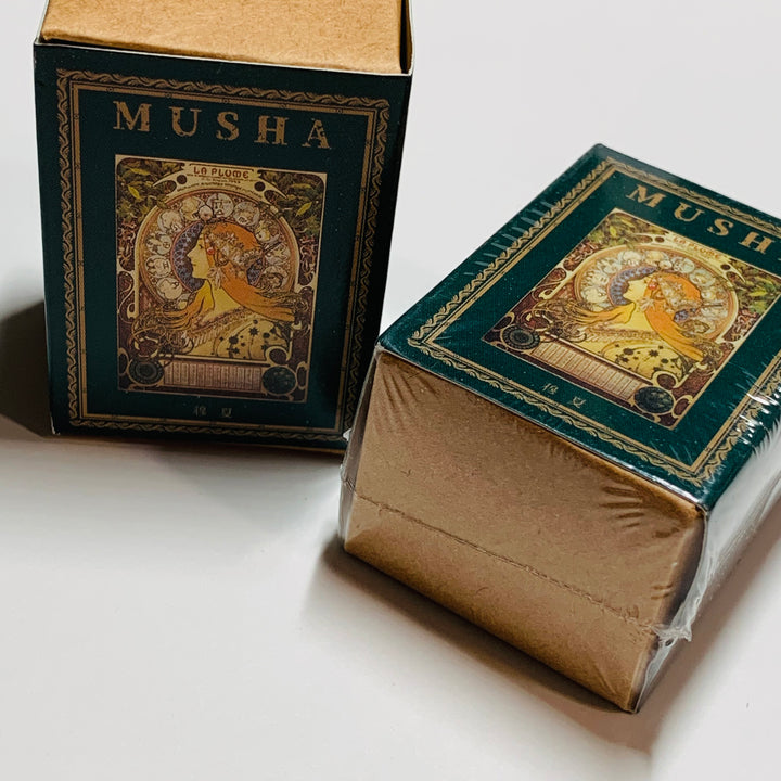 MUSHA IMAGINATION ARTWORK Assorted Decorative Journaling Cards ~ 100 Cards ~ 35 x 50mm