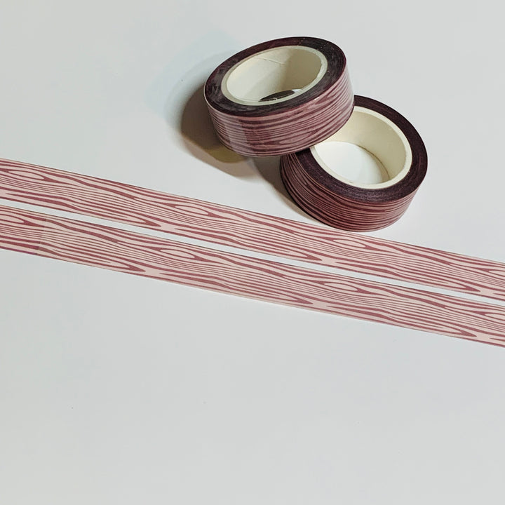 KNOTTED PINE WOODGRAIN Washi Tape ~ 1 Roll ~ 15mm x 10m (33 Feet)