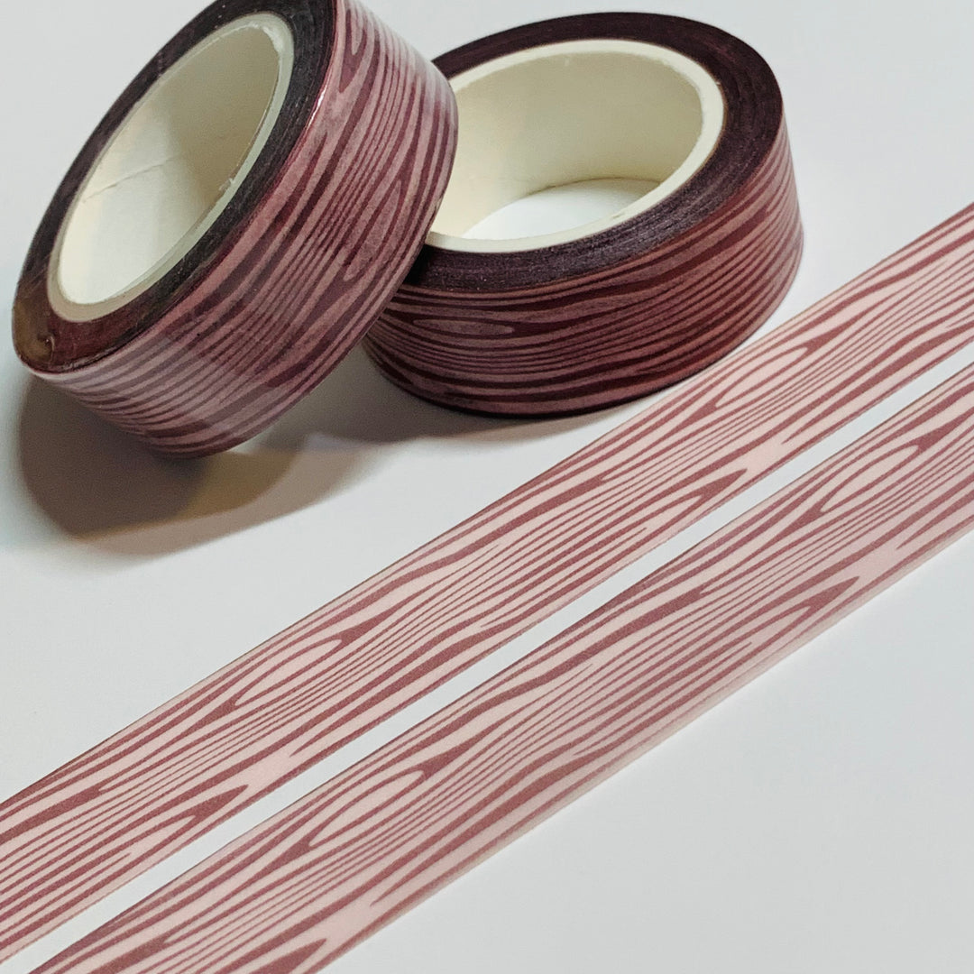 KNOTTED PINE WOODGRAIN Washi Tape ~ 1 Roll ~ 15mm x 10m (33 Feet)