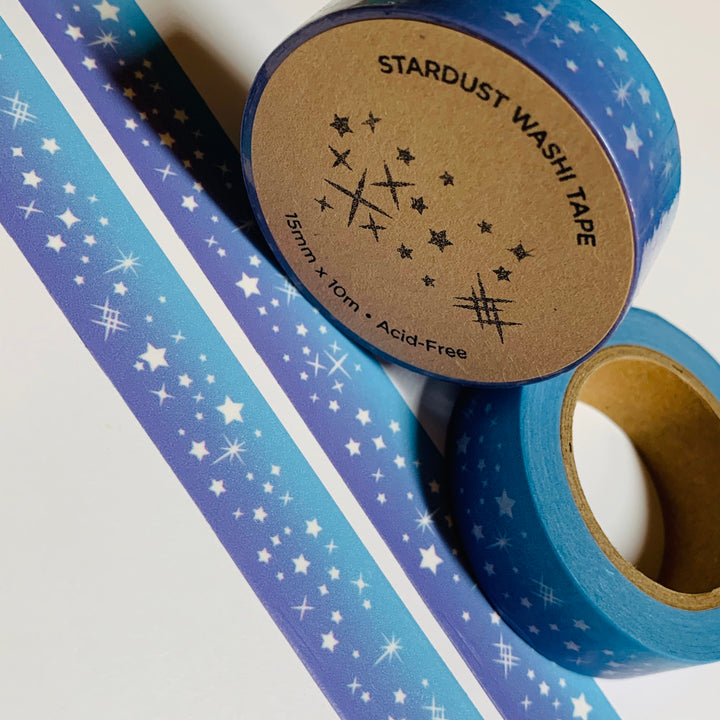 STARDUST EVENING SKY Washi Tape ~ 1 Roll ~ 15mm x 10m (33 Feet)