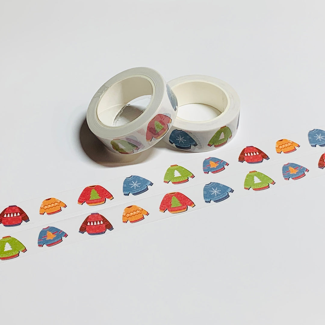 NOT SO UGLY CHRISTMAS SWEATERS Washi Tape ~ 1 Roll ~ 15mm x 10m (33 Feet)