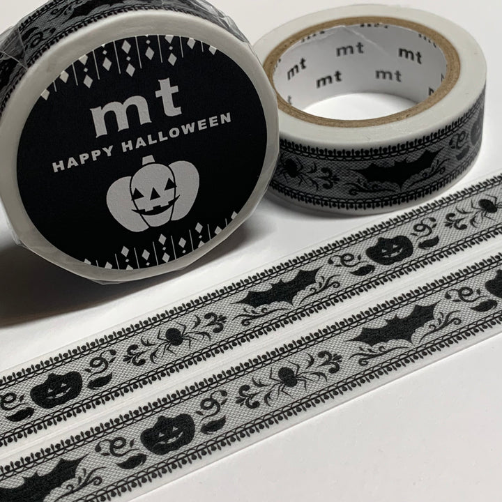 GOTHIC HALLOWEEN LACE MT Washi Tape  ~ 1 Roll ~ 15mm x 7m (23 Feet)