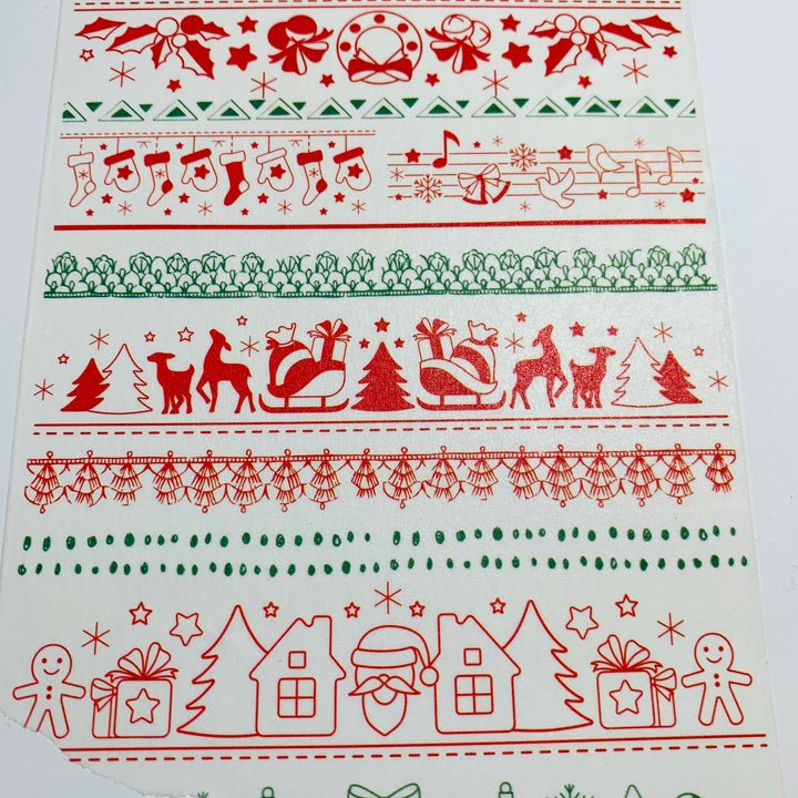 NORDIC CHRISTMAS SWEATER XL Extra Large Washi Tape Roll ~ 1 Roll ~ 100mm x 3m (10 Feet)