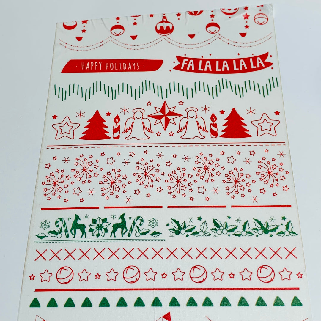 NORDIC CHRISTMAS SWEATER XL Extra Large Washi Tape Roll ~ 1 Roll ~ 100mm x 3m (10 Feet)