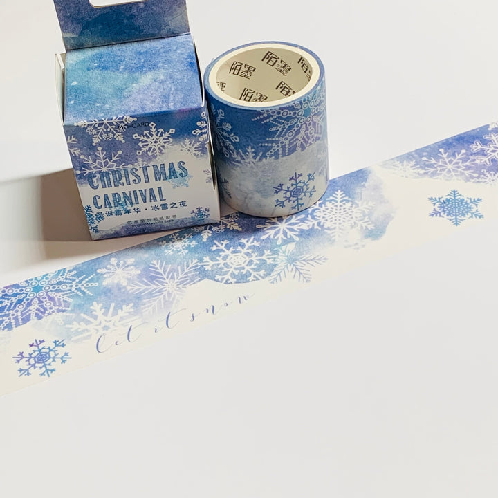 LET IT SNOW Winter Wonderland Washi Tape ~ 1 Roll ~ 45mm x 3m (10 Feet)