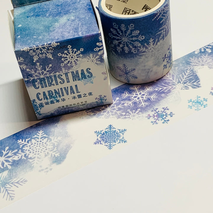 LET IT SNOW Winter Wonderland Washi Tape ~ 1 Roll ~ 45mm x 3m (10 Feet)