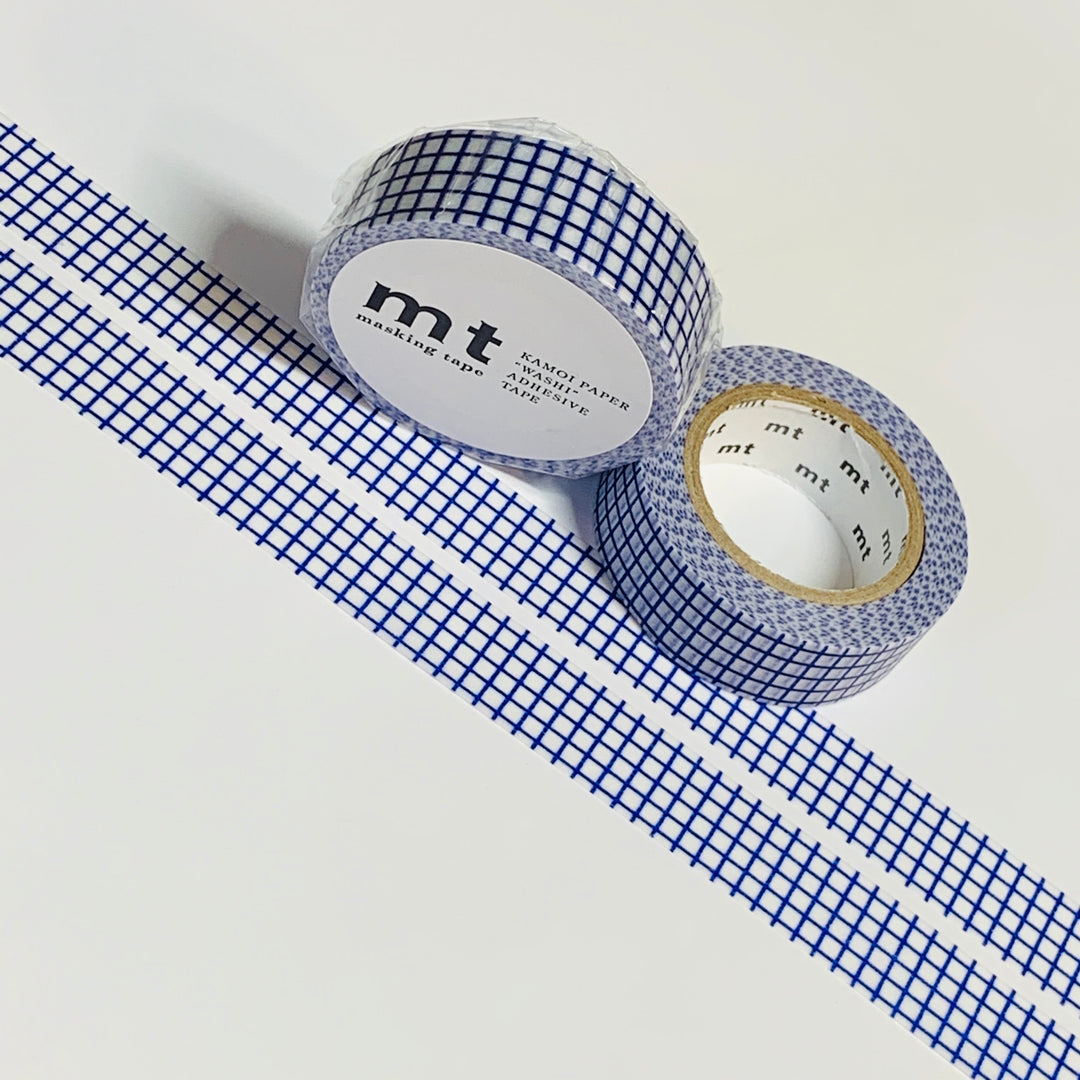 BLUEBERRY GRID MT Washi Tape - 1 Roll