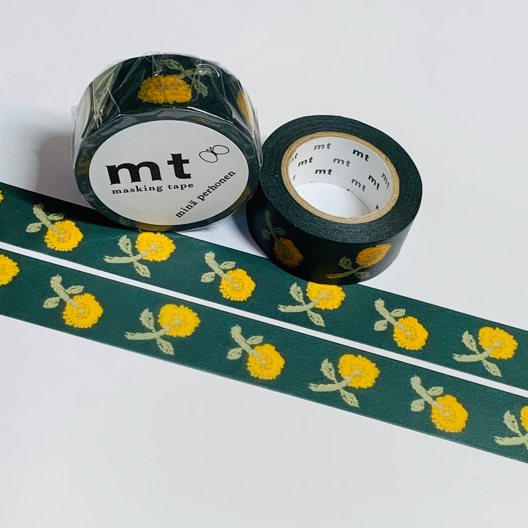 SKIPPING DANDELION TOSS Mina Perhonen Mt Washi Tape ~ 1 Roll ~ 20mm x 10m (33 Feet)