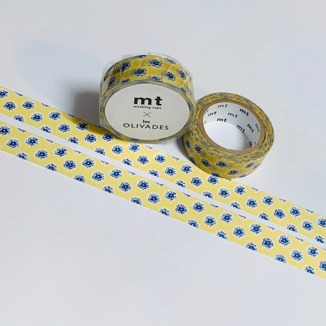 LES OLIVADES POUM French Design Mt Washi Tape ~ 1 Roll ~ 15mm x 7m (23 Feet)