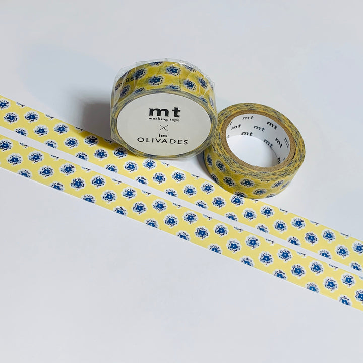 LES OLIVADES POUM French Design Mt Washi Tape ~ 1 Roll ~ 15mm x 7m (23 Feet)