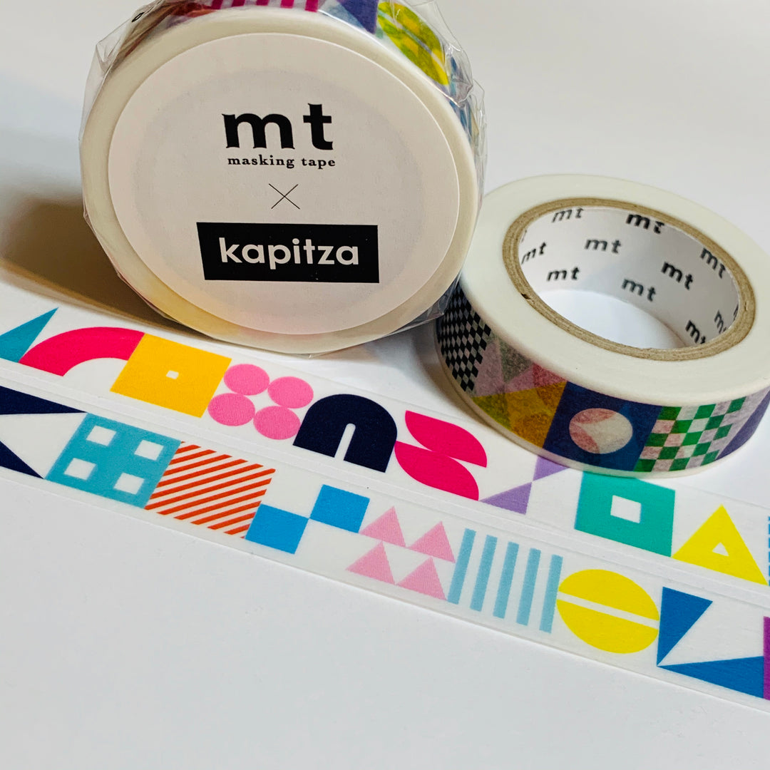 RAINBOW SYMBOLS KAPITZA Mt Washi Tape ~ 1 Roll ~ 15mm x 10m (33 Feet)